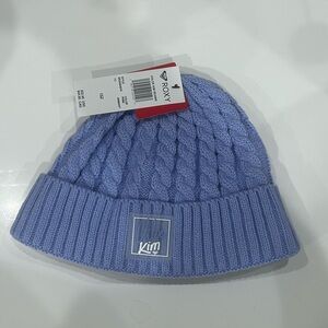Roxy “Chloe Kim” Blue / Purple Knit Beanie. New with tags